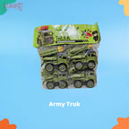 Mainan Edukasi Anak Truck DIY Mobil Mobilan Bongkar Pasang Kendaraan Truk DIY Series Construction Military