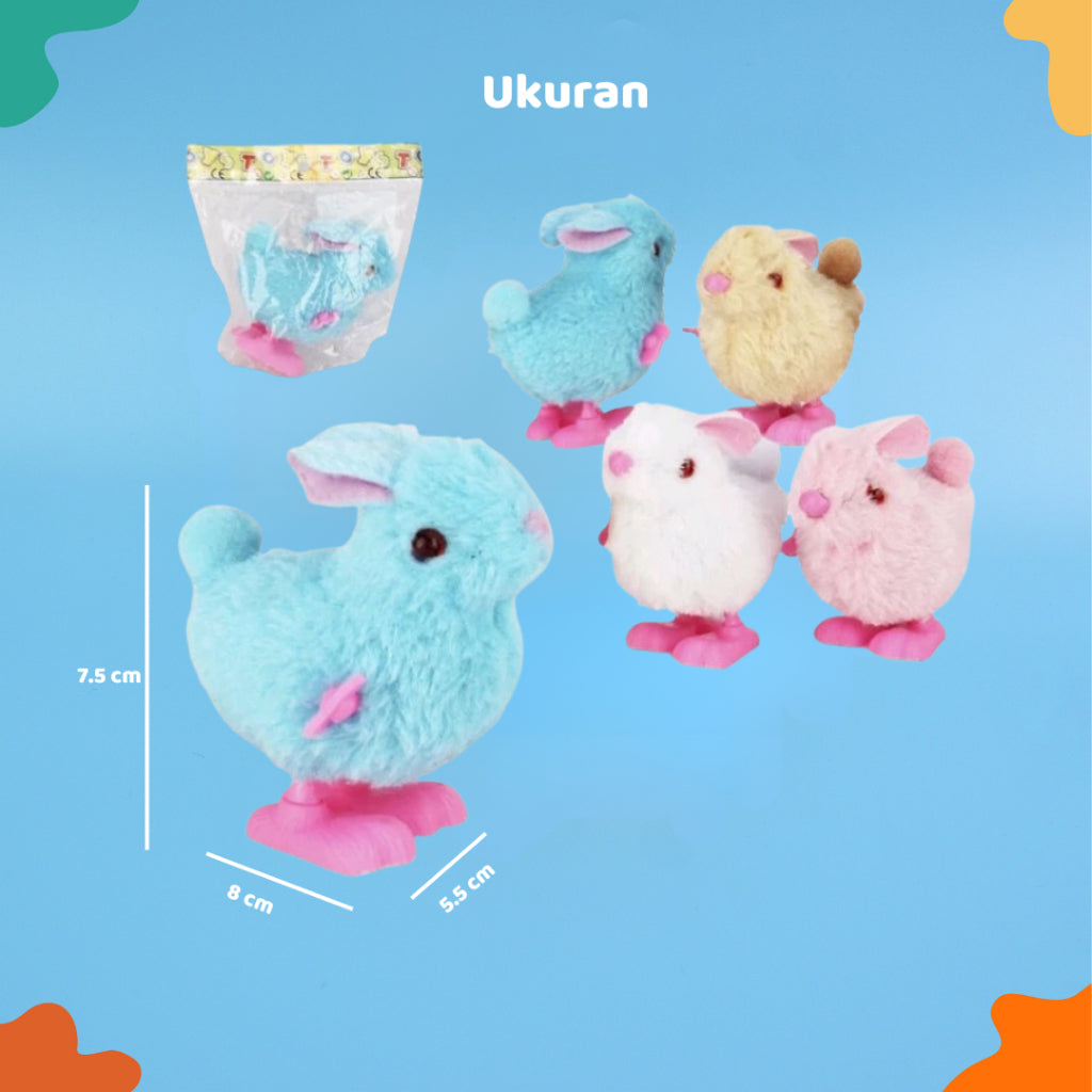 Mainan Edukasi Anak Kelinci Berjalan Putar