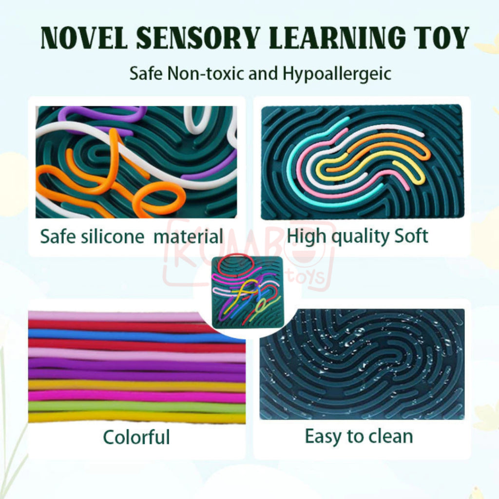 Mainan Edukasi Anak Papan Sensory Double Sided Papan Sensory Dua Sisi Fidget