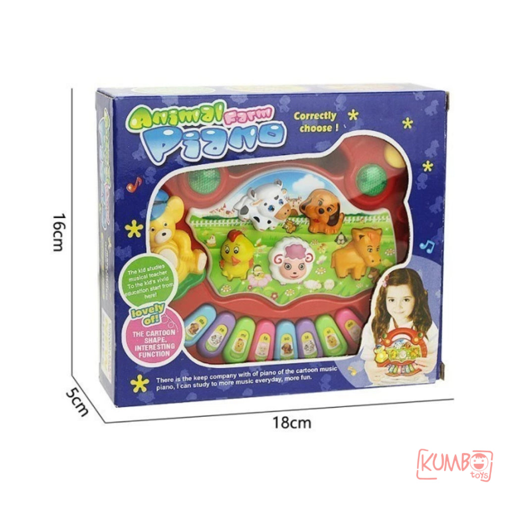 Mainan Edukasi Anak Animal Music Piano Mainan Bayi Musik