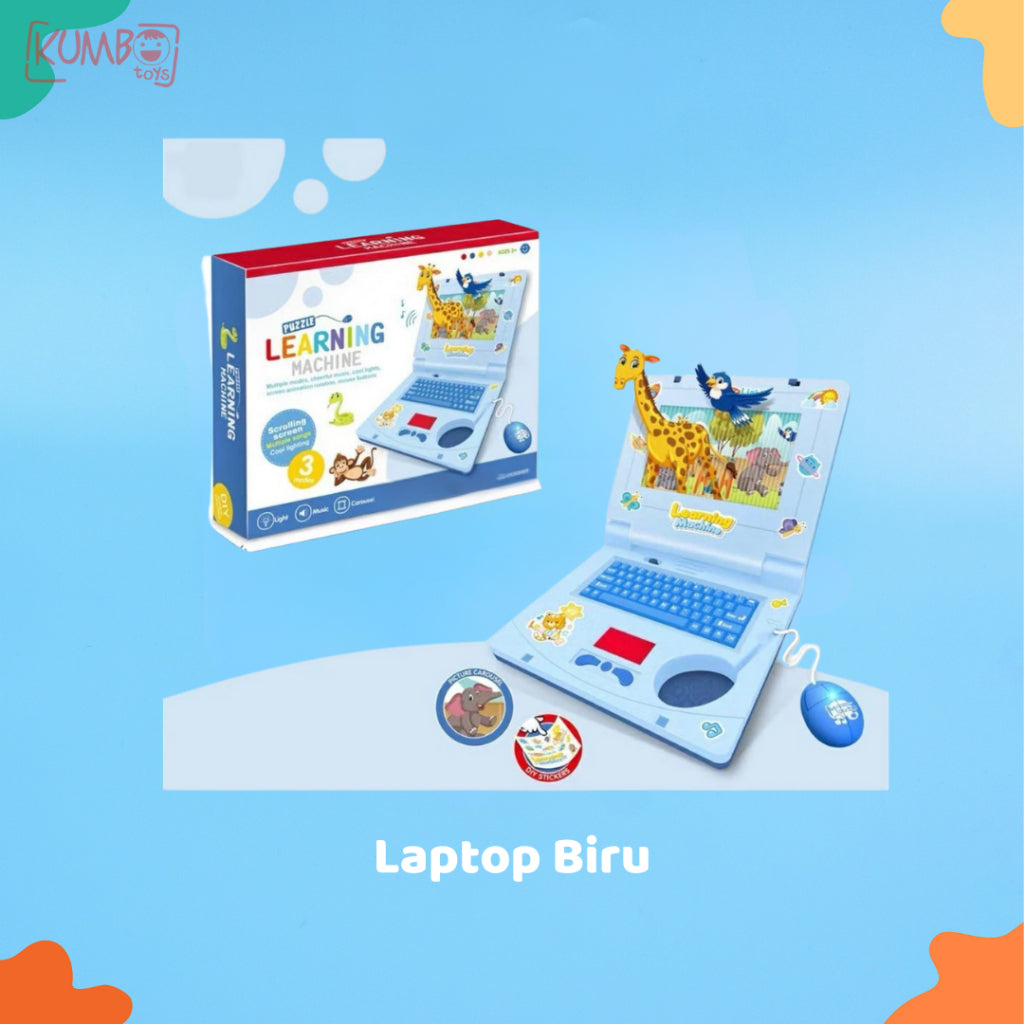 Mainan Edukasi Anak Laptop Learning Machine Laptop Mainan Music