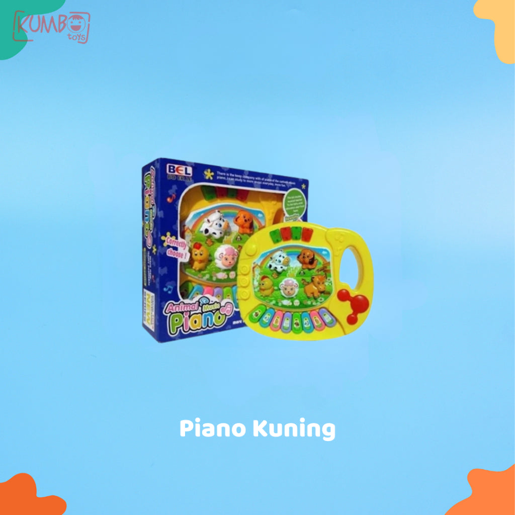 Mainan Edukasi Anak Animal Music Piano Mainan Bayi Musik