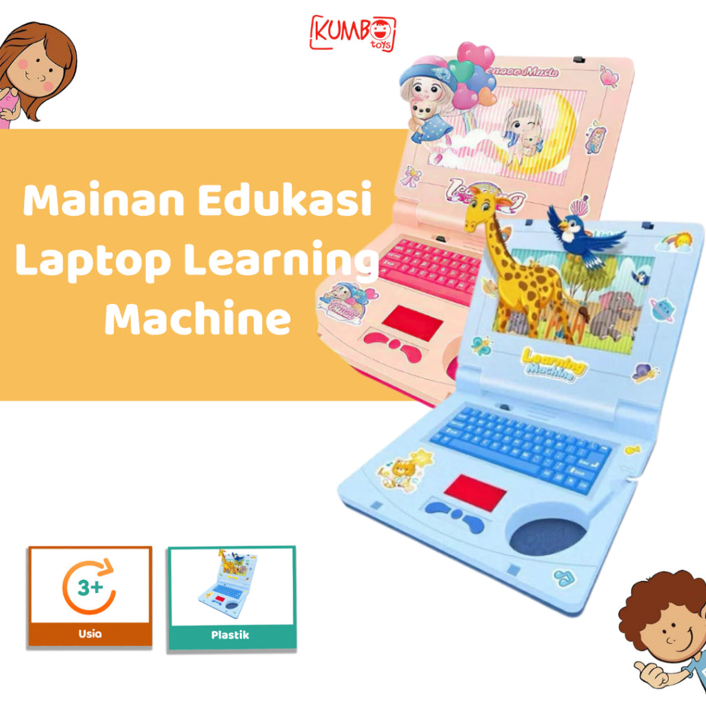 Mainan Edukasi Anak Laptop Learning Machine Laptop Mainan Music