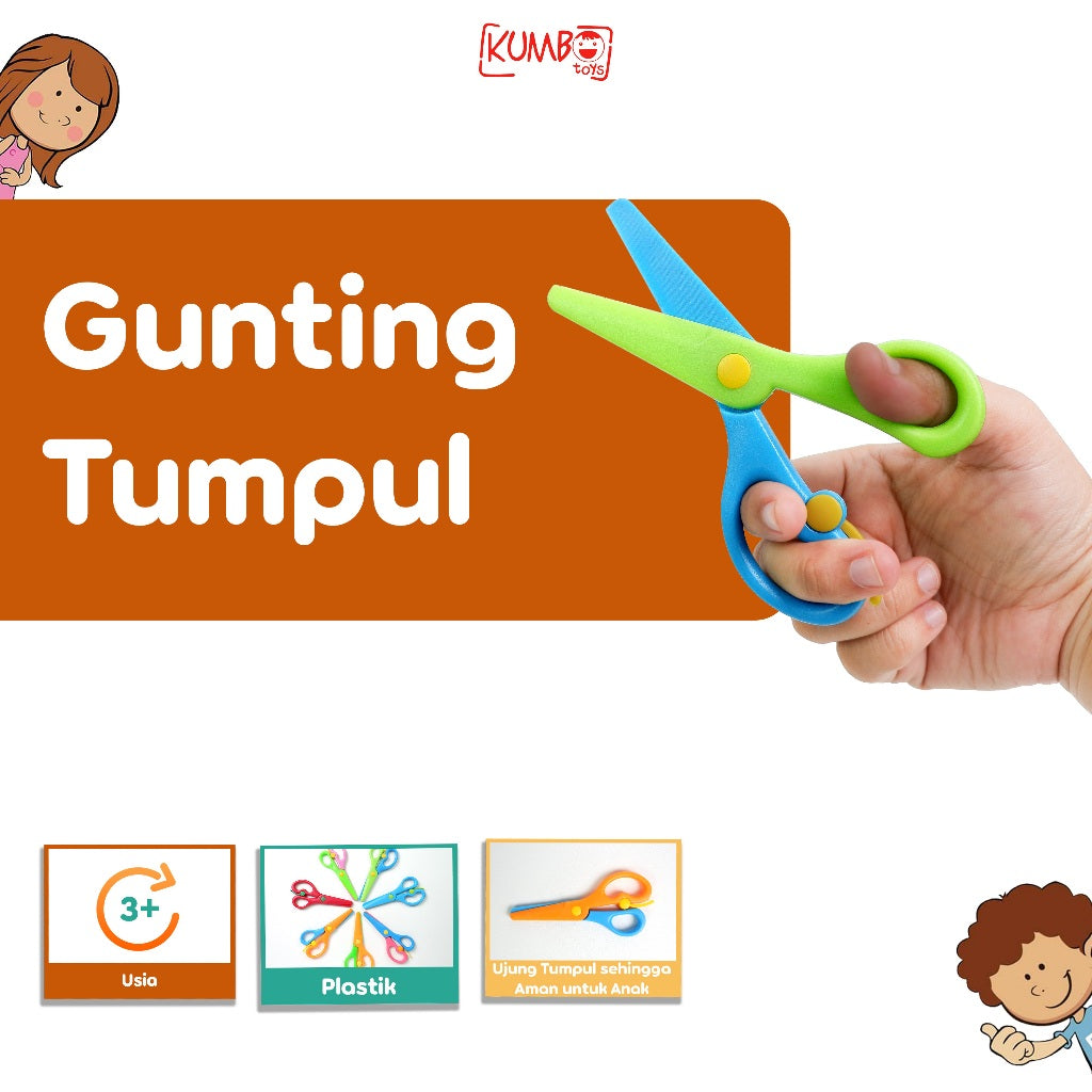 Gunting Tumpul Gunting Kertas Anak Ujung Tumpul Scissors Rounded