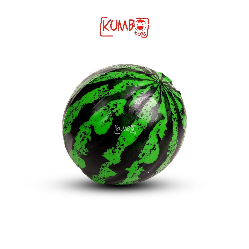 Mainan Edukasi Anak Bola Karet Motif Semangka 22cm BOLA SEMANGKA
