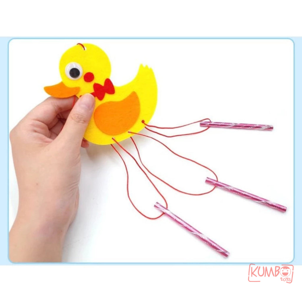 Mainan Edukasi Anak DIY Gantungan Flanel Felt Lonceng Angin Genta Wind Chime Craft Prakarya Kerajinan Tangan