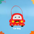 Mainan Edukasi Anak Tas Flanel Anak Montessori DIY Flanel HandBag Menjahit Handcraft Craft karakter