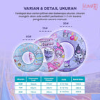 Ban Renang Anak Karakter Lucu 60 & 70 CM Swim Ring PVC Sanrio Stitch