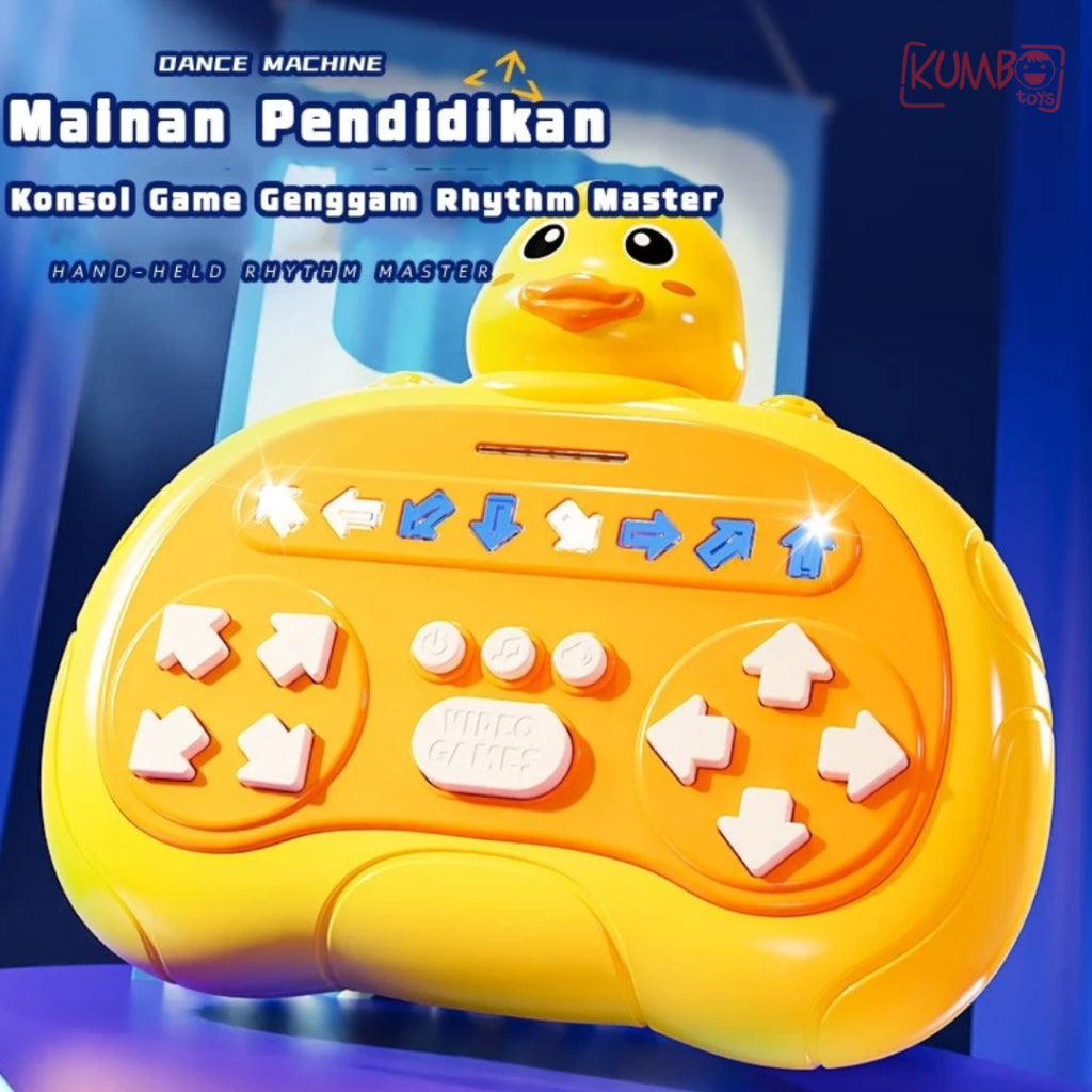 Mainan Edukasi Anak Master Quick Plush Game Rhythm Elektronik Karakter LED