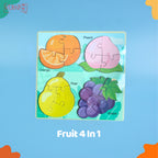 Mainan Edukasi Anak Puzzle Kayu 3D Shape Mix Matching 4 In 1 Puzzle Kayu Anak