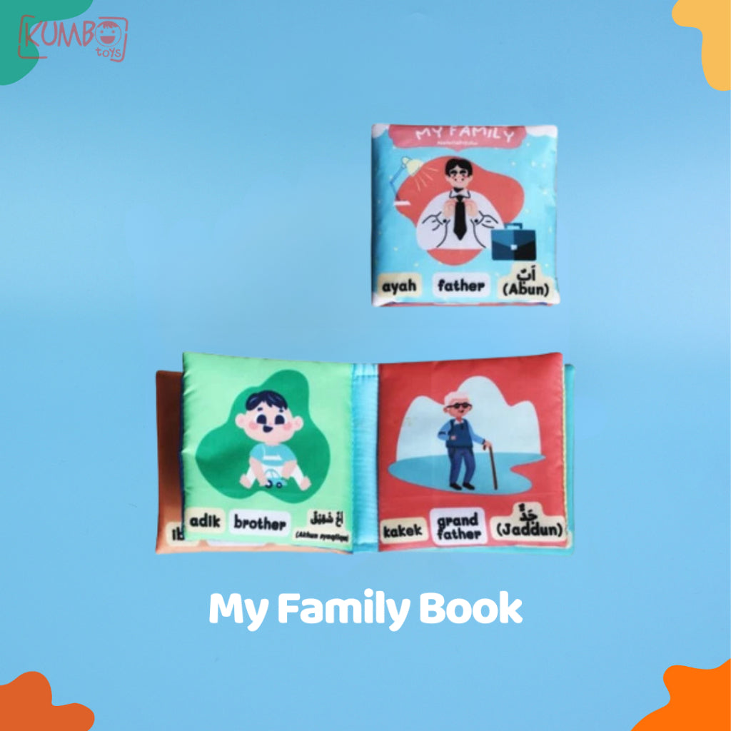 Mainan Anak Cloth Book Buku Bantal Bayi Buku Cerita Bayi Bahan Kain