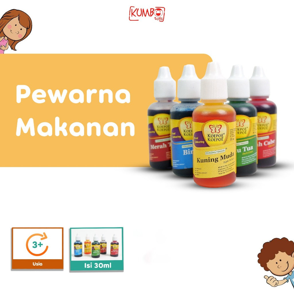 pewarna makanan edible eatable koepoe