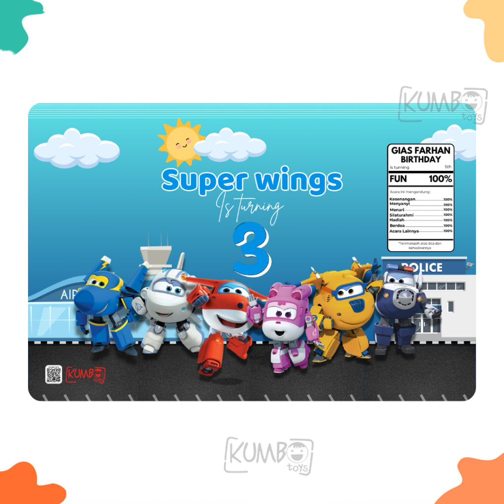 Pouch Snack Bingkisan Ulang Tahun Lebaran 30X40 Idul Fitri Ultah Premium Flexi