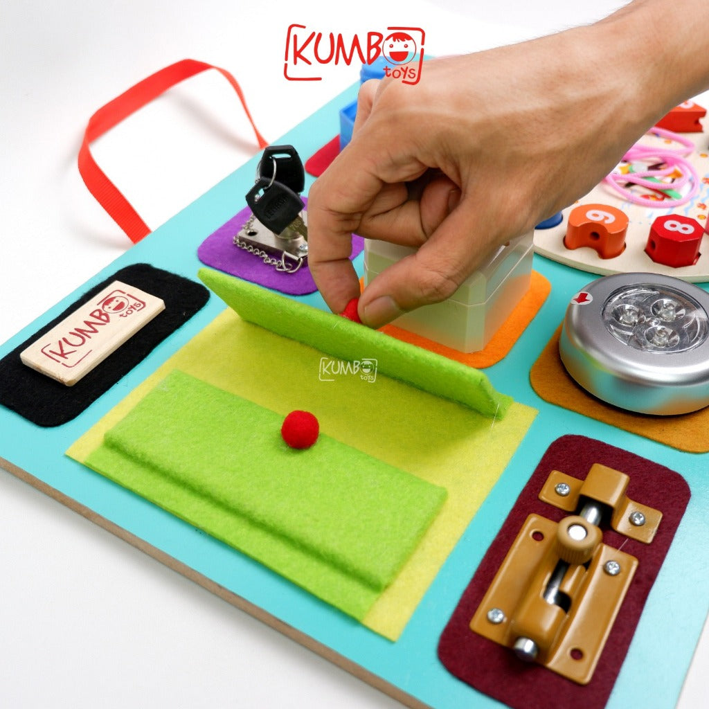 Mainan Edukasi Busy Board Mainan Montessori Papan Main Ukuran Jumbo