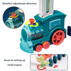 Mainan Edukasi Anak Domino Electric Train Susun Domino Kereta Otomatis