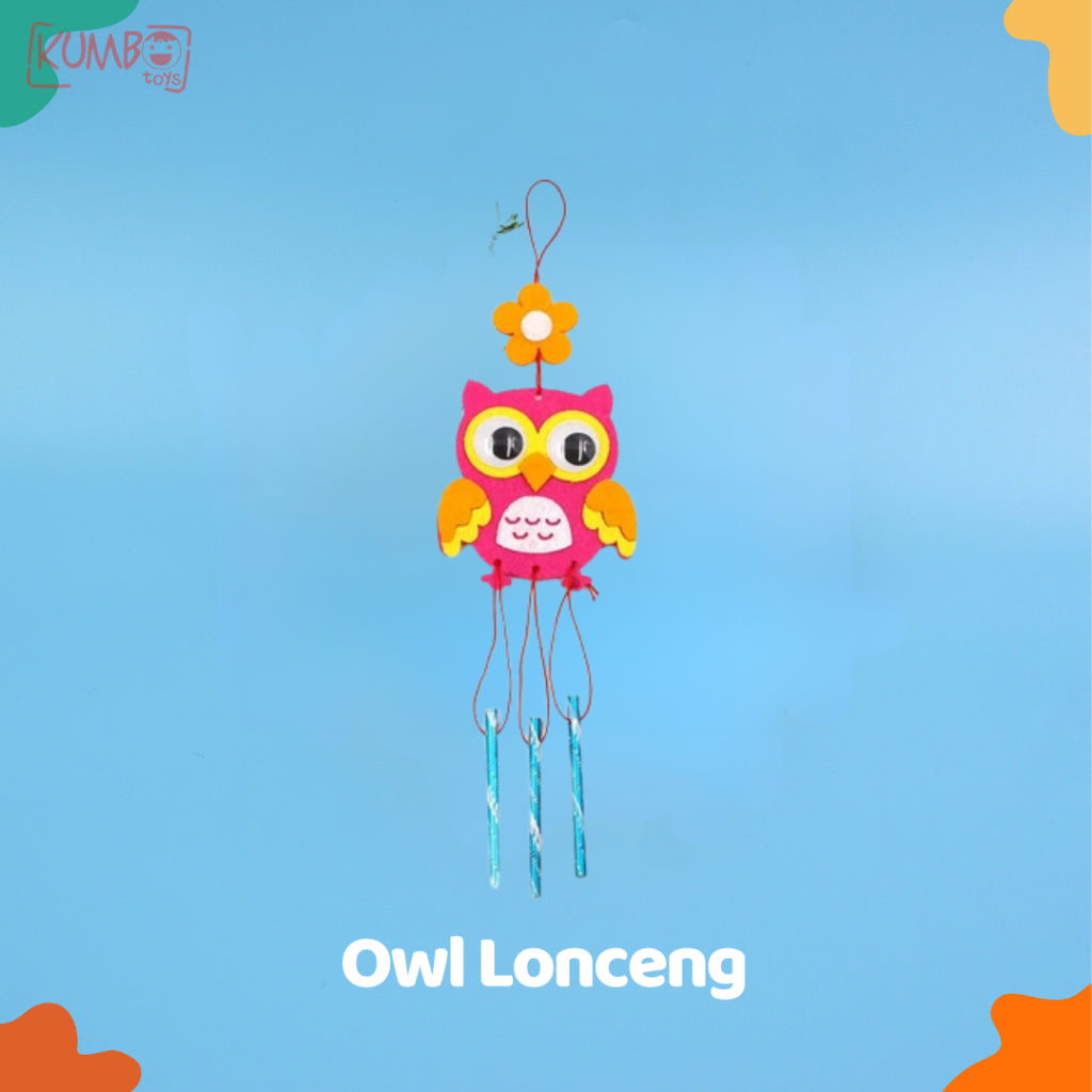 Mainan Edukasi Anak DIY Gantungan Flanel Felt Lonceng Angin Genta Wind Chime Craft Prakarya Kerajinan Tangan