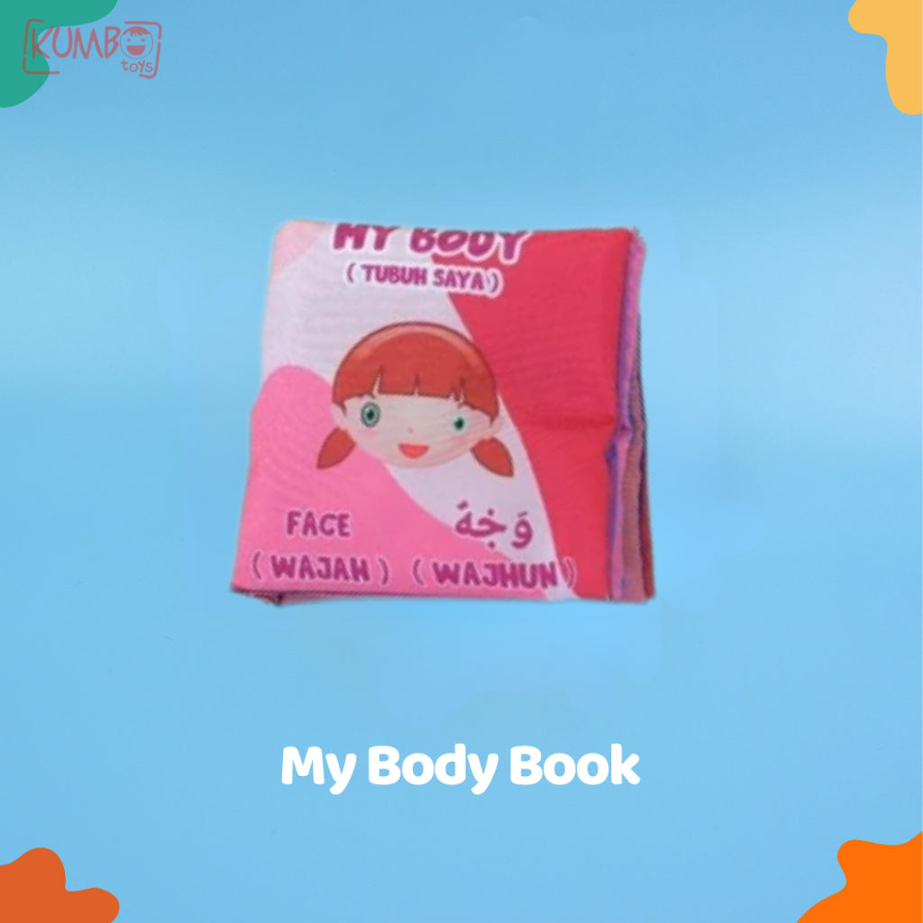 Mainan Anak Cloth Book Buku Bantal Bayi Buku Cerita Bayi Bahan Kain