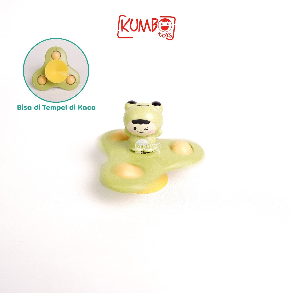 Mainan Edukasi Anak Fidget Spinner Mainan Mandi Bayi Spinner Putar