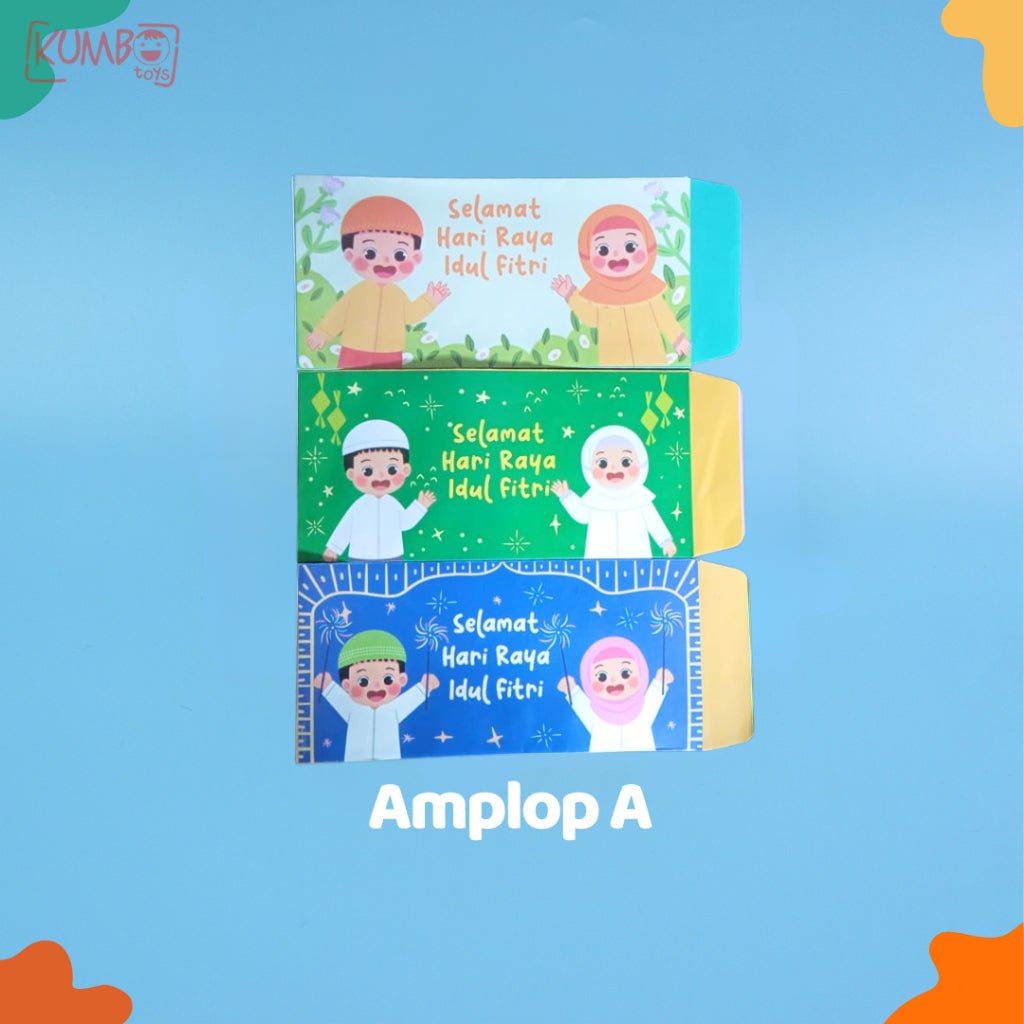 Amplop Lebaran Besar Bahan Premium EID MUBARAK RAMADHAN KAREEM