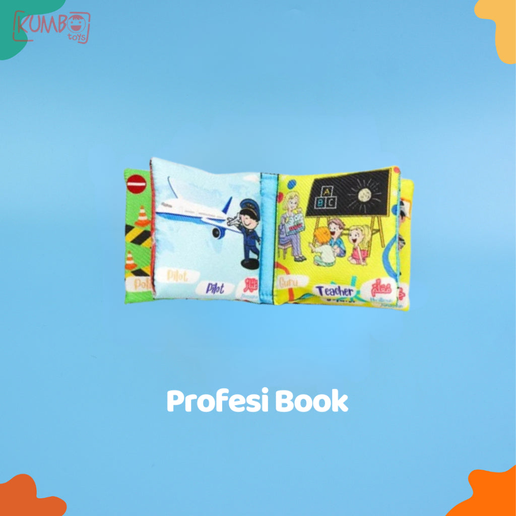 Mainan Anak Cloth Book Buku Bantal Bayi Buku Cerita Bayi Bahan Kain