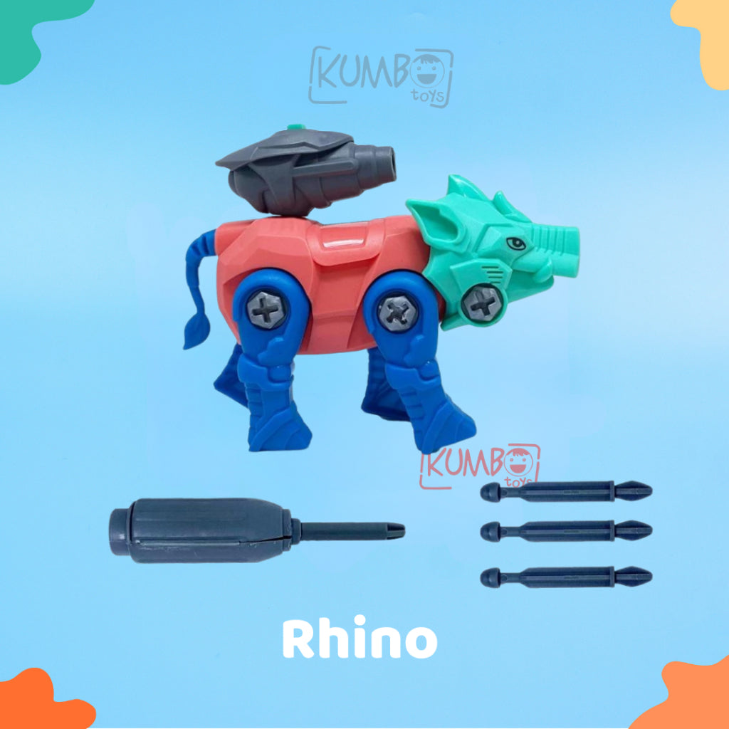 Mainan Edukasi Anak DIY Dino Assembly Rakit Bongkar Pasang