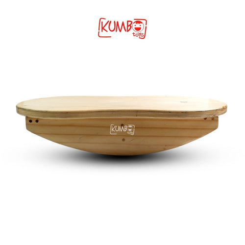 Balance Board Double Elips Papan Keseimbangan Anak Mainan Kayu Edukatif