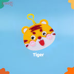 Mainan Edukasi Anak Gantungan Flanel 2D Karakter Hewan Lucu Craft Prakarya Kerajinan Tangan