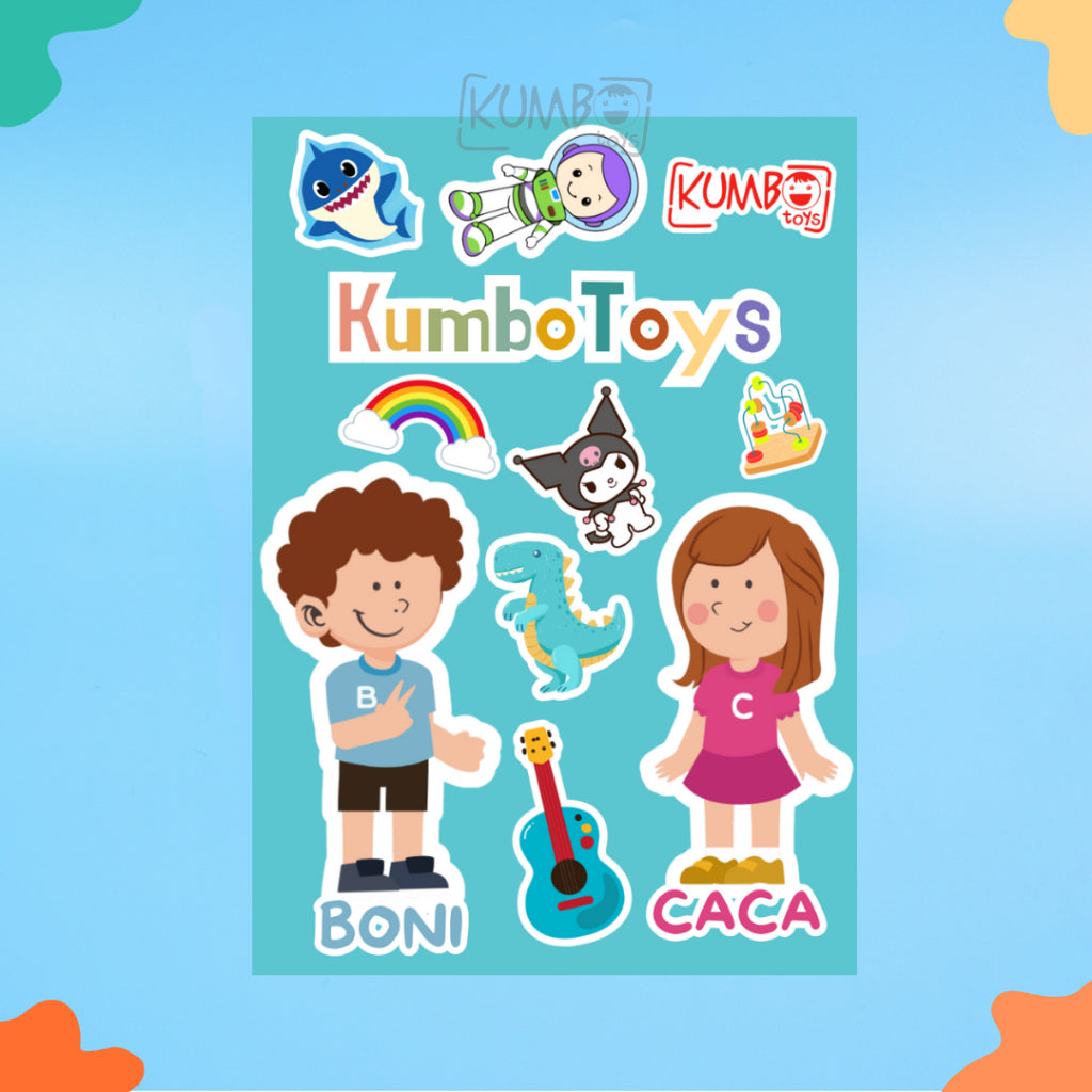 Sticker Cute Tumbler Sheet Tumblr Boni Caca Series KUMBOTOYS
