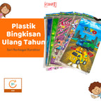 Plastik Bingkisan Snack Ulang Tahun Goodie Bag kantong Souvenir Ultah Karakter