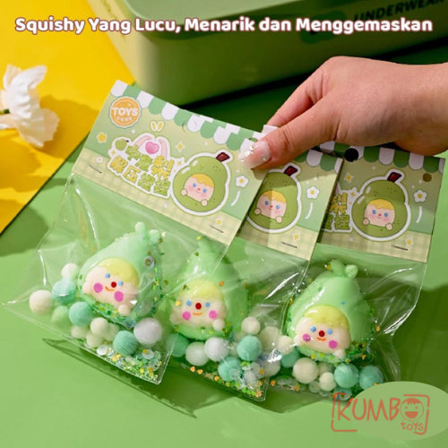 Mainan Edukasi Anak Taba Squishy Pinch Fruit Durian Mango Strawberry Stress Relief
