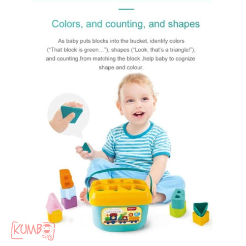 Mainan Edukasi Anak Bayi Balok Sortir Baby First Blocks Shape Sorter