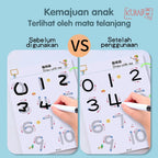 Mainan Edukasi Anak Book Stroke Line Dot To Dot Buku Belajar Menulis Reuseable Magic Workbook Activity