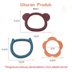 Mainan Gigitan Bayi Teether Bentuk Gelang Teether Silikon