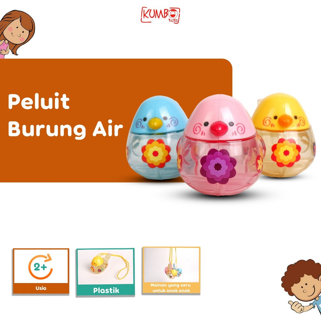 Mainan Edukasi Anak Peluit Burung Air Baby Water Bird Whistle