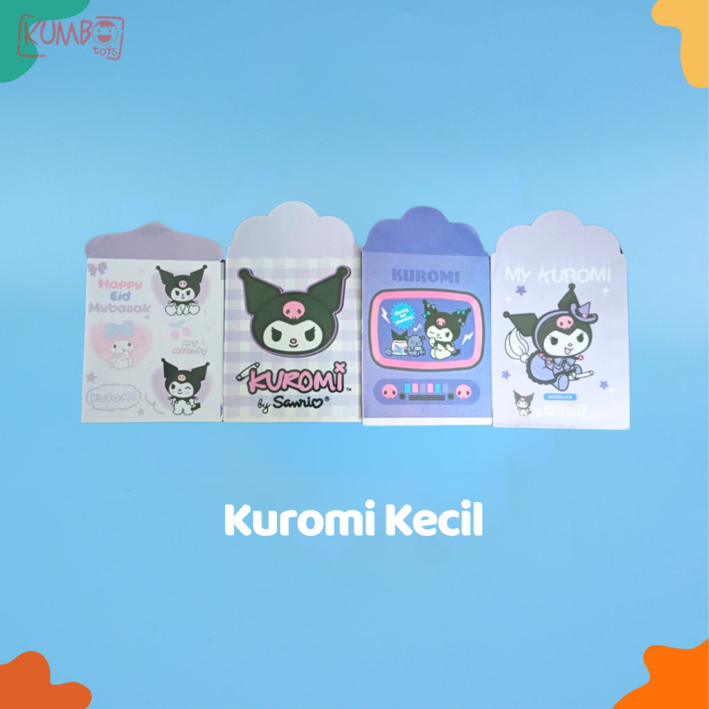 Amplop Lebaran Idul Fitri  Kecil Mini Karakter Lucu Sanrio Dino Isi 5
