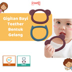 Mainan Gigitan Bayi Teether Bentuk Gelang Teether Silikon
