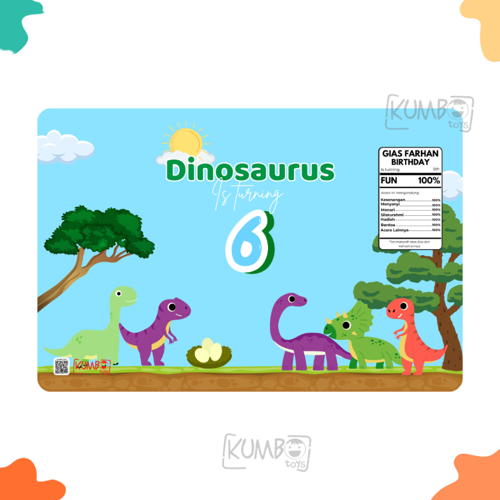 Pouch Snack Bingkisan Ulang Tahun Lebaran 12x17 Idul Fitri Ultah Premium Flexi