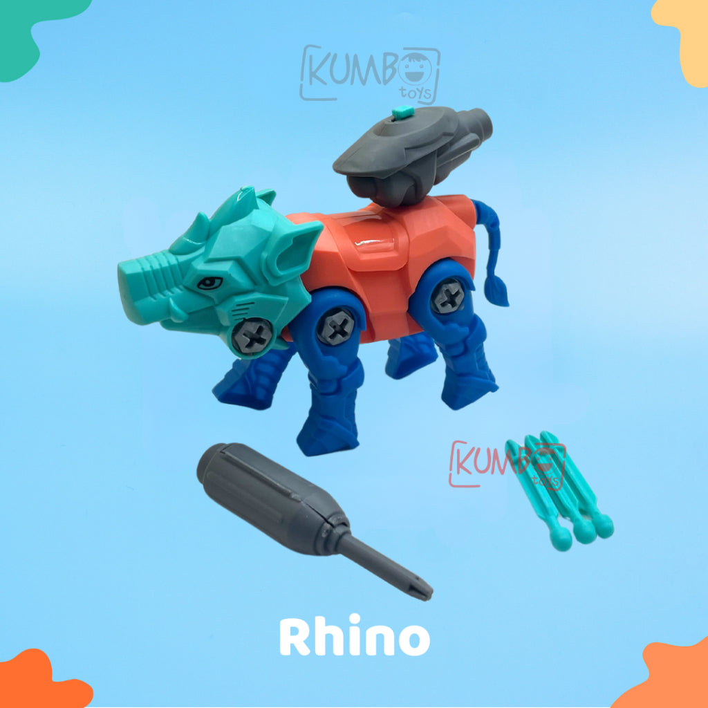 Mainan Edukasi Anak DIY Dino Assembly Rakit Bongkar Pasang