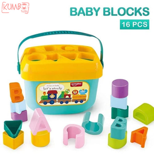 Mainan Edukasi Anak Bayi Balok Sortir Baby First Blocks Shape Sorter