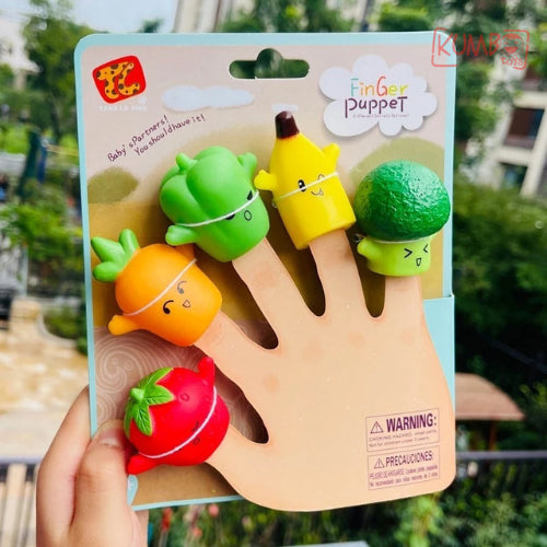 Mainan Edukasi Anak Finger Puppet Boneka Tangan Bahan Karet Isi 5 PCS