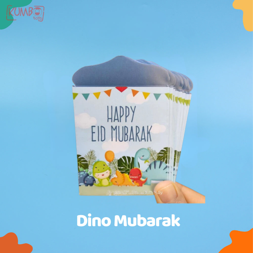 Amplop Lebaran Idul Fitri  Kecil Mini Karakter Lucu Sanrio Dino Isi 5