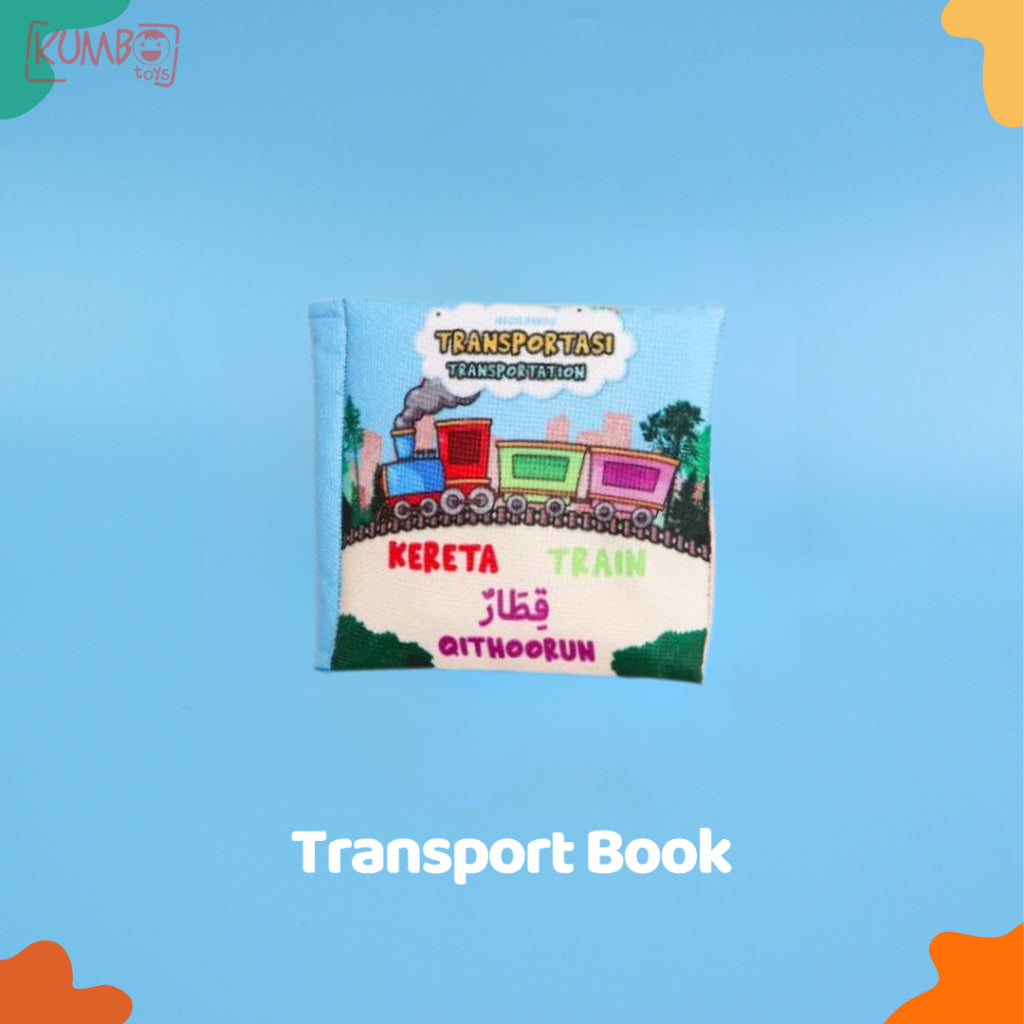 Mainan Anak Cloth Book Buku Bantal Bayi Buku Cerita Bayi Bahan Kain