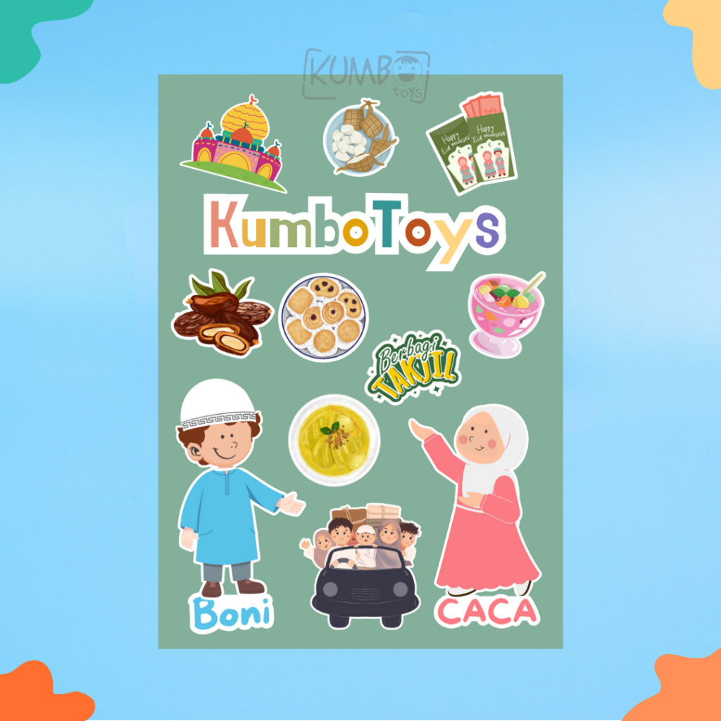 Sticker Cute Tumbler Sheet Tumblr Boni Caca Series KUMBOTOYS