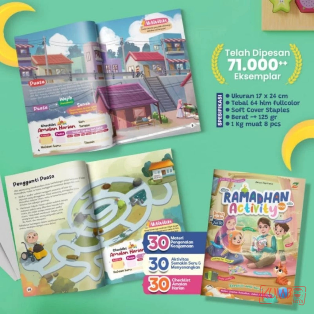 Buku Edukasi Anak Special Ramadhan Activity Book Bulan Puasa Full 30 Hari Spesial Ramadan