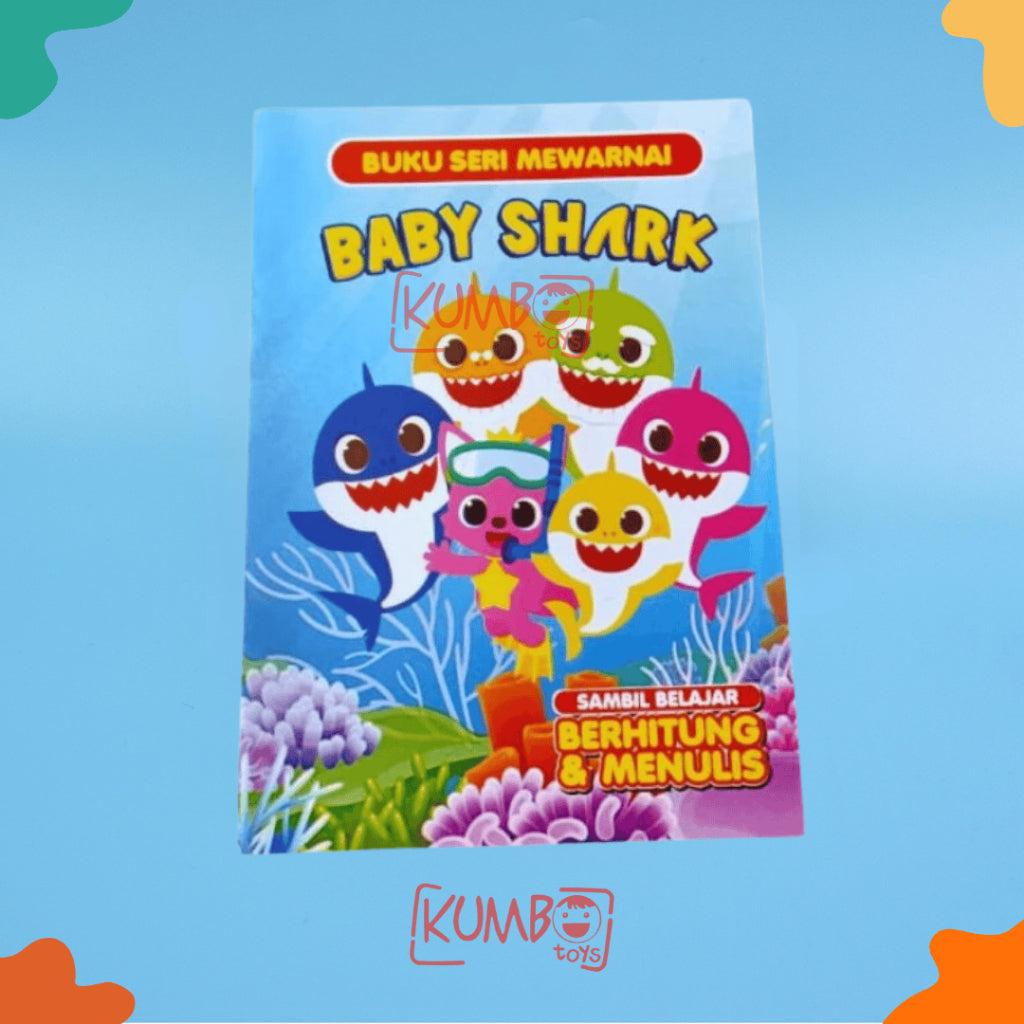 Buku Edukasi Mewarnai Berhitung dan Menulis Anak TK / Paud Karakter A5