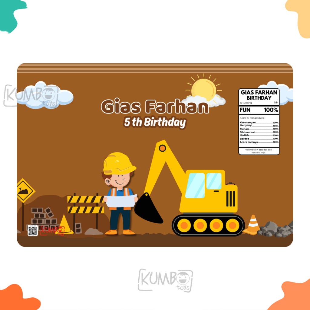 Pouch Snack Bingkisan Ulang Tahun Lebaran 15x20 Idul Fitri Ultah Premium Flexi