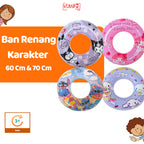 Ban Renang Anak Karakter Lucu 60 & 70 CM Swim Ring PVC Sanrio Stitch