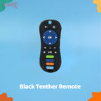 Mainan Gigitan Teether Bayi Silicone Bentuk Remote Bear Polos Teether