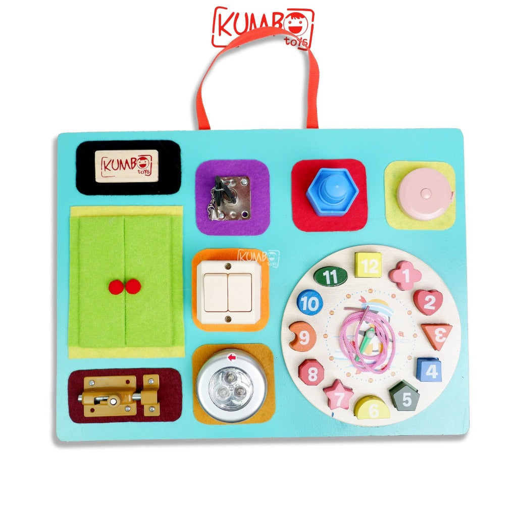 Mainan Edukasi Busy Board Mainan Montessori Papan Main Ukuran Jumbo