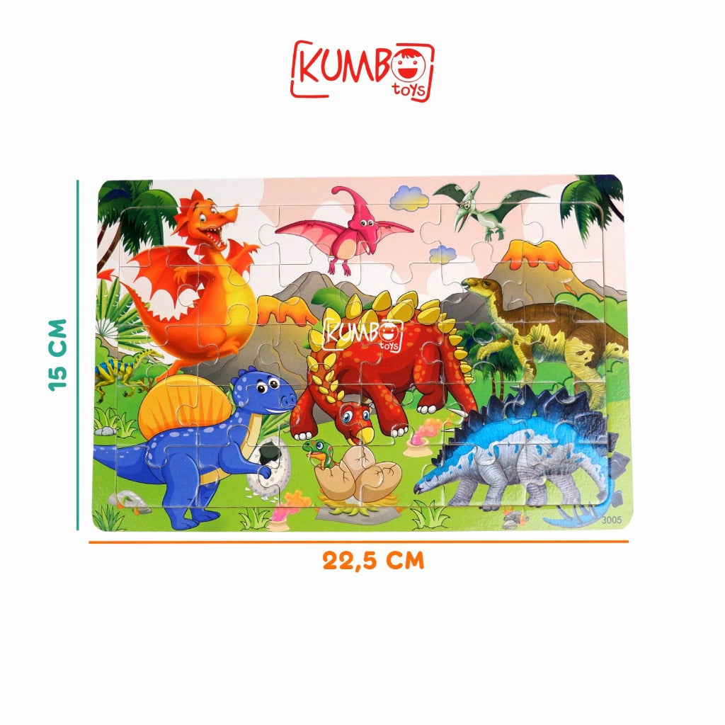 Mainan Edukasi Puzzle Jigsaw Besar Puzzle Kayu Anak